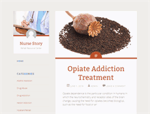 Tablet Screenshot of nursestory.com